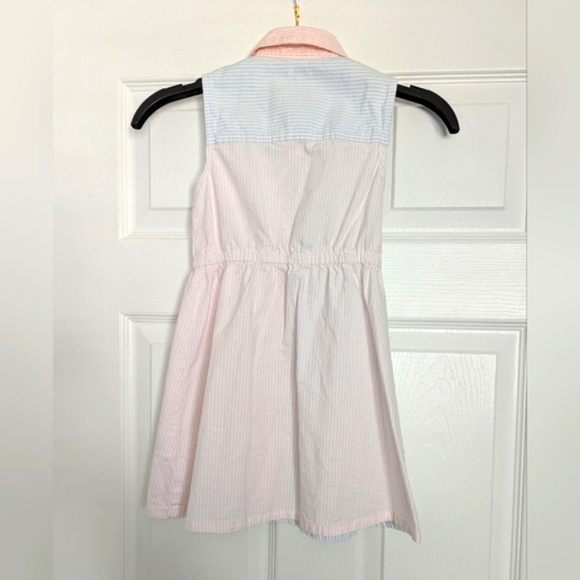 Tommy Hilfiger Lightweight Button-Down Sleeveles Shirt Dress - Picture 4 of 8